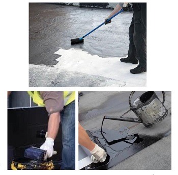 Bitumen based coating material