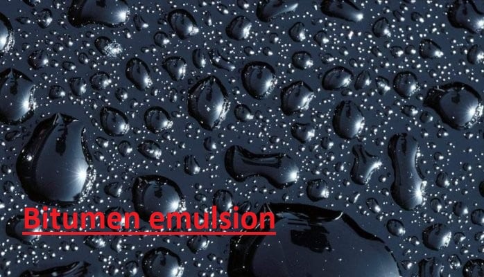 Bitumen emulsion